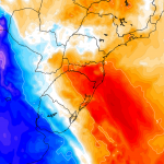 Duas frentes fria irão chegar ao Brasil na virada do mês