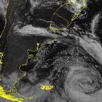 Ciclone intenso impulsiona nova frente fria para o Sul do Brasil