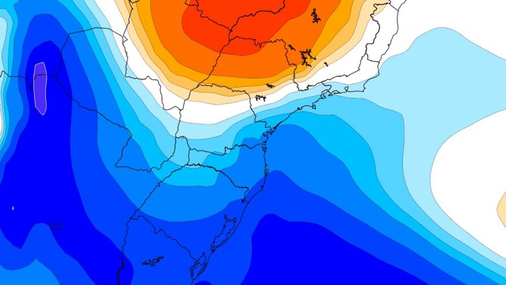Como a frente fria vai mudar o tempo nos estados do Sul e do Sudeste
