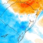 Que hora chega a frente fria neste domingo; veja a previsão por região