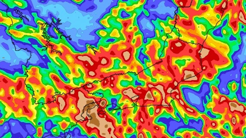 Chuva pode ser intensa e volumosa com riscos no Rio de Janeiro