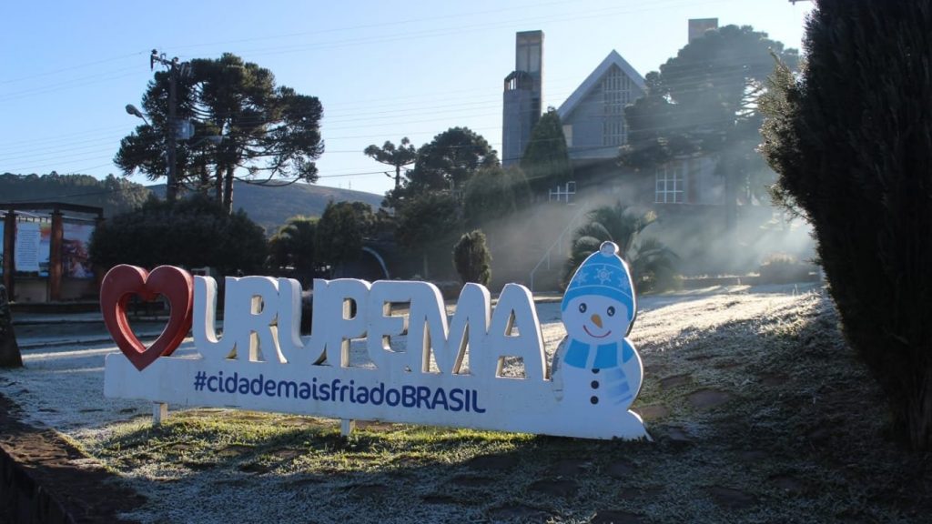 Sul do Brasil registra primeira temperatura abaixo de zero do ano