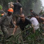 Cenário de perigo por enchentes e deslizamentos na Região Sudeste