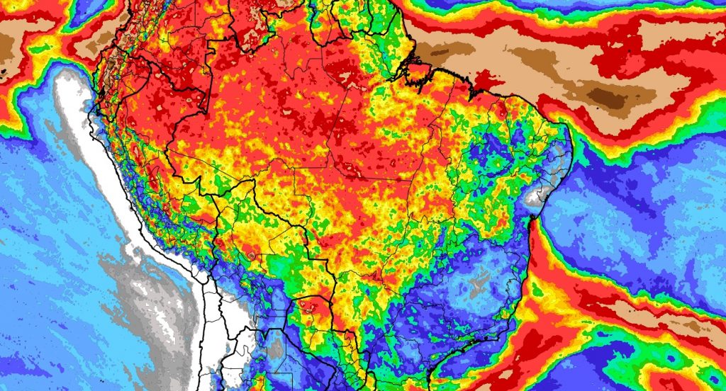 Veja onde mais vai ter chuva no Brasil nesta semana