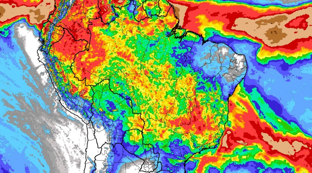 Veja onde mais vai ter chuva no Brasil nesta semana