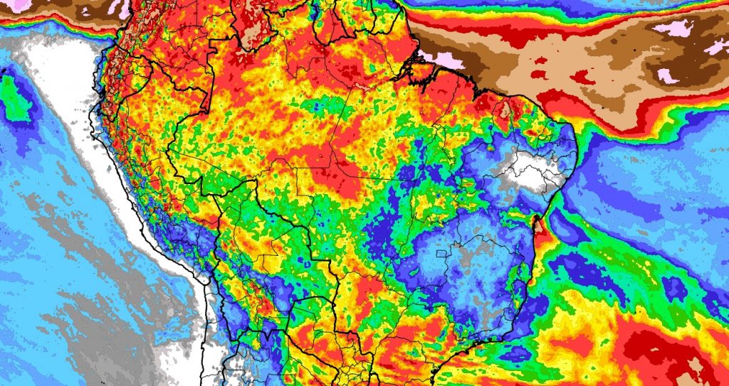 Veja onde mais vai ter chuva no Brasil nesta semana