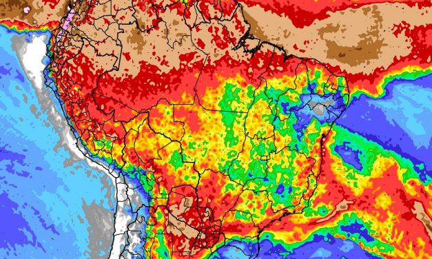 Previsão do tempo: tendência de chuva para dez dias no Brasil