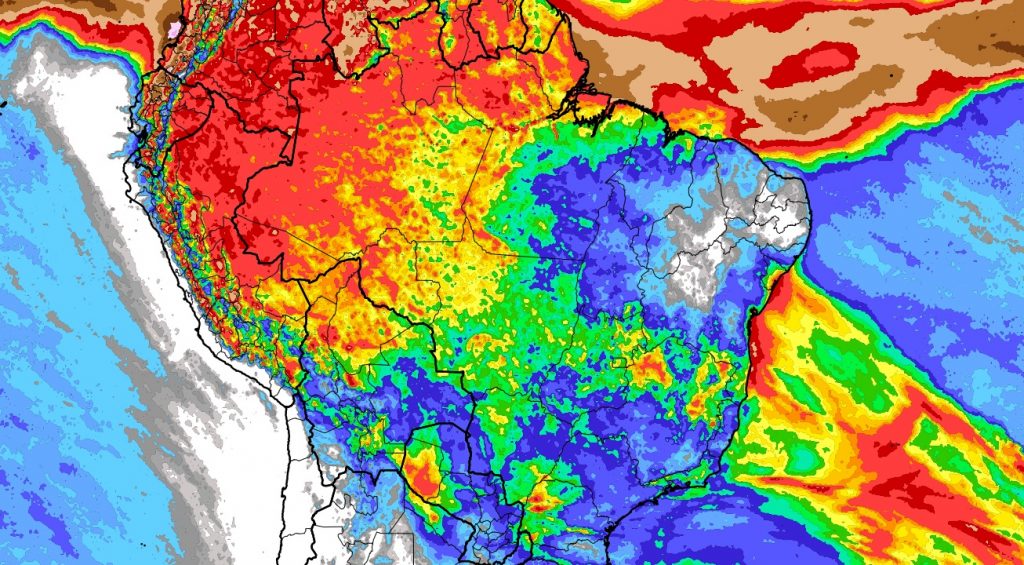 Veja onde mais vai ter chuva no Brasil nesta semana