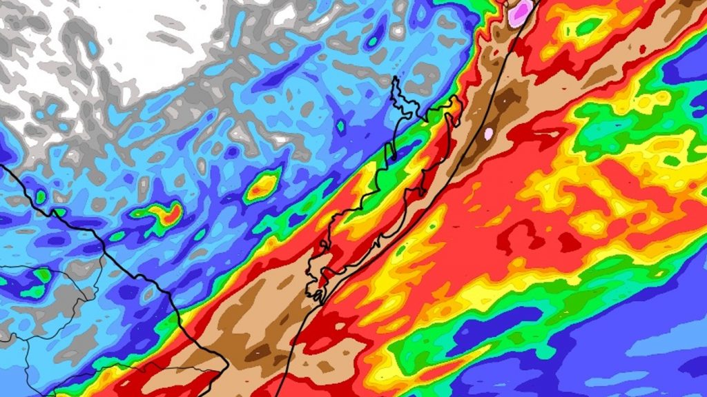 Alerta de chuva excessiva com alagamentos segue no Leste gaúcho