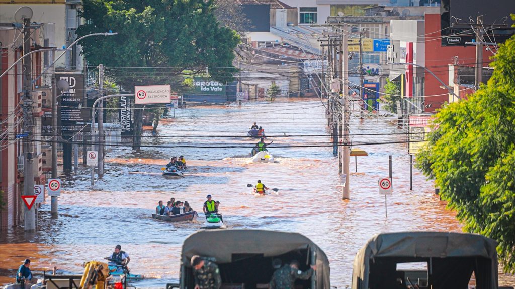 A incrível diferença do fim de abril do dilúvio para a virada do mês em 2025