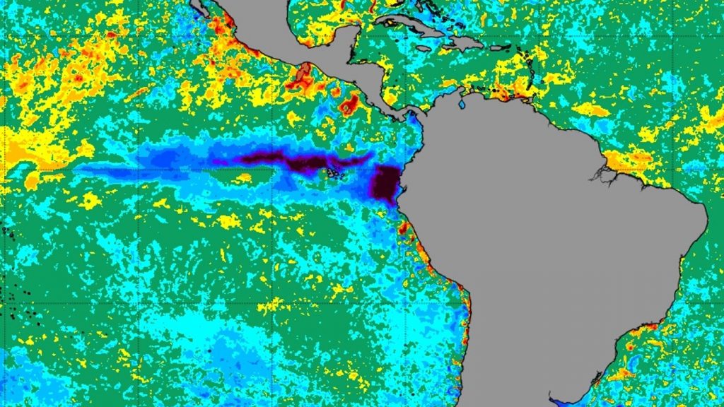 El Niño Costeiro chega ao fim com resfriamento do Pacífico Leste