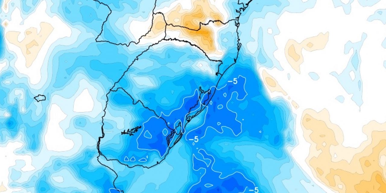 <span class="entry-title-primary">Massa de ar frio chega ao Sul no começo da Semana Santa</span> <h2 class="entry-subtitle">Incursão de ar frio de fraca intensidade terá influência maior no Sul do Rio Grande do Sul com sequência de madrugadas frias </h2>