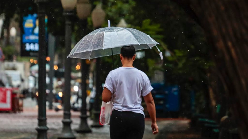 Semana que tem início com sol vai terminar com frente fria e chuva