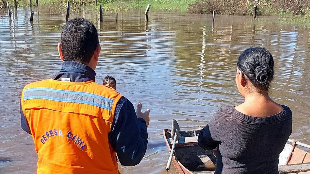 Cheia do Rio Ibirapuitã coloca Alegrete em alerta
