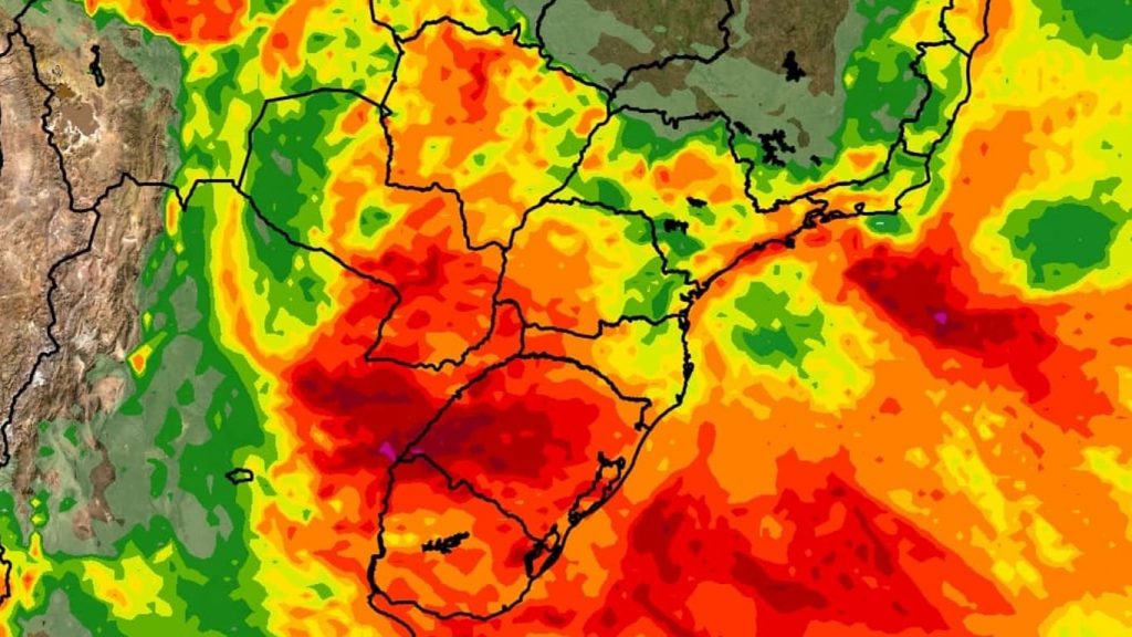 Periodo de forte instabilidade terá chuva volumosa e tempestades severas