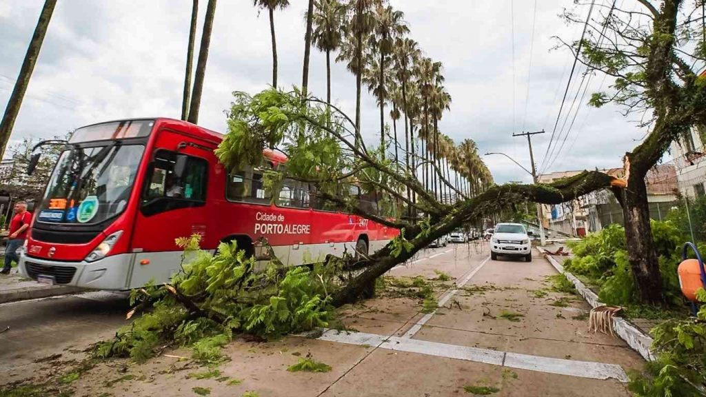 Começa sequência de três dias de muito alto risco por chuva e vento