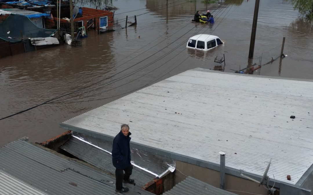 Imagens mostram gravidade da enchente na Argentina; veja as fotos Veja fotos das áreas mais atingidas pela enchente na Argentina e que tiveram quase 500 mm de chuva em dois dias
