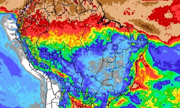 Previsão do tempo: tendência de chuva para dez dias no Brasil