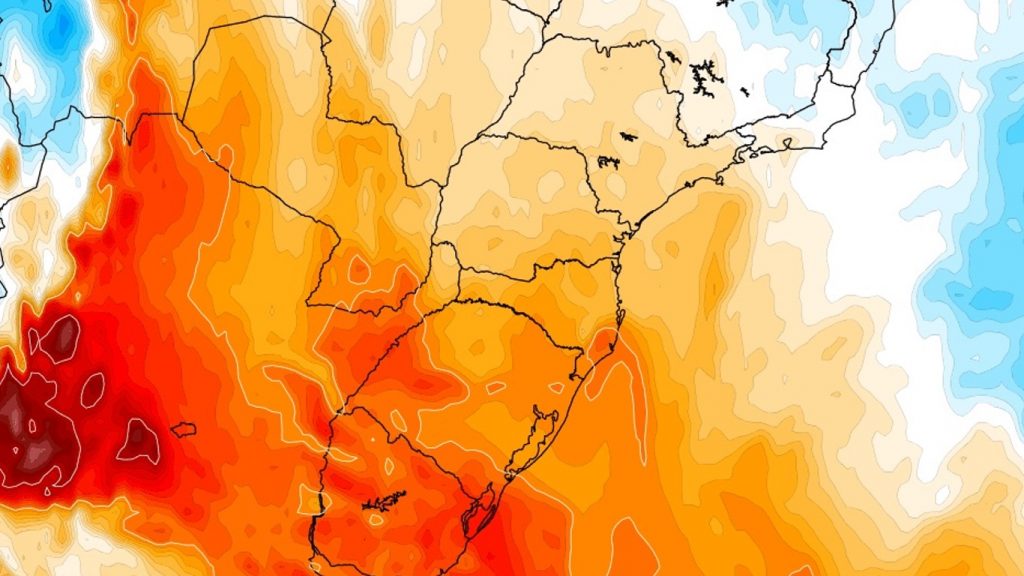 Calor fora de época aumenta no Sul, Centro-Oeste e Sudeste do Brasil