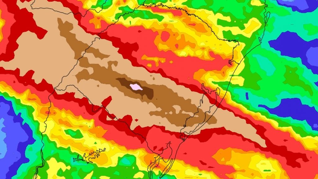 Modelos reforçam alerta de chuva muito intensa; veja as últimas projeções