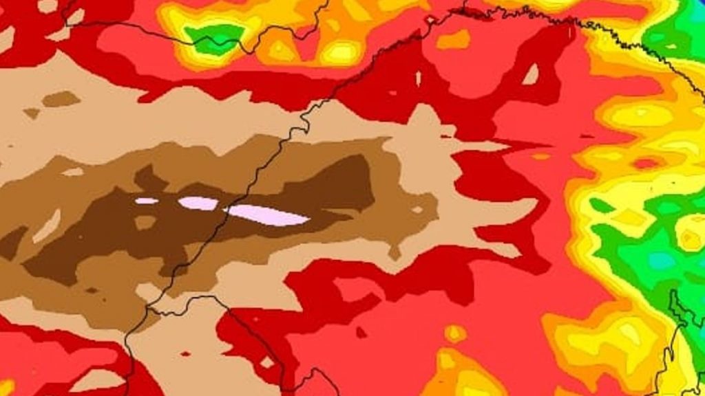 Alerta: chuva excessiva pode trazer volumes de até 200 mm ou mais