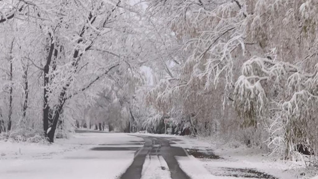 Bolha gelada que avança para o Sul do Brasil traz neve forte na Argentina
