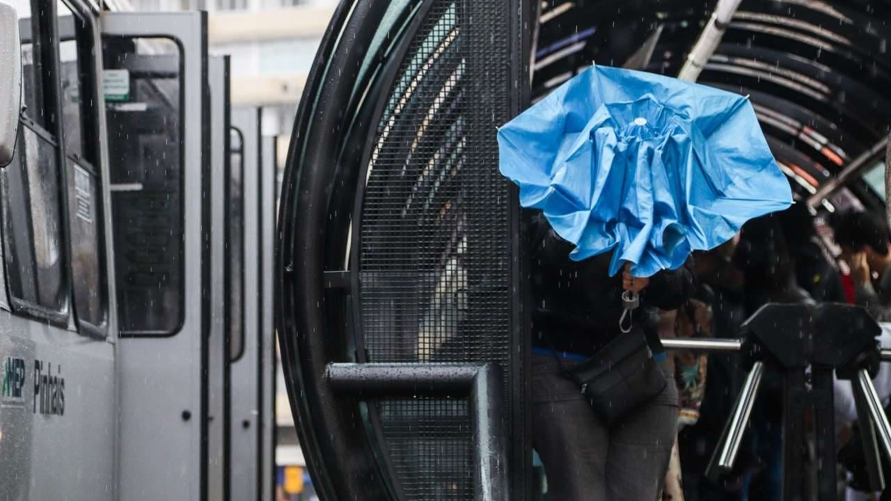 Chuva e frio em Curitiba