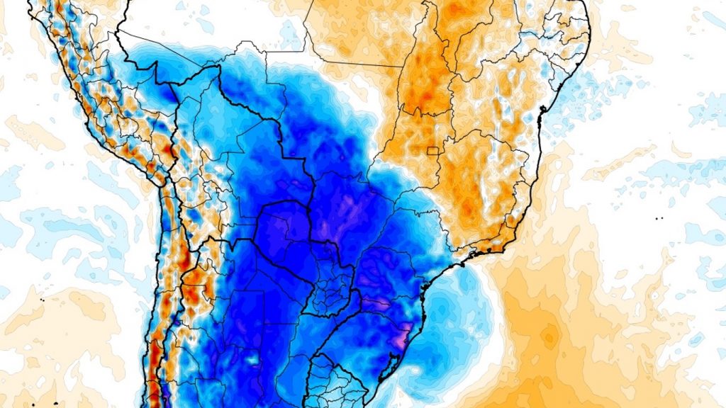 Massa de ar frio avançará com vento gelado, geada e chance de neve