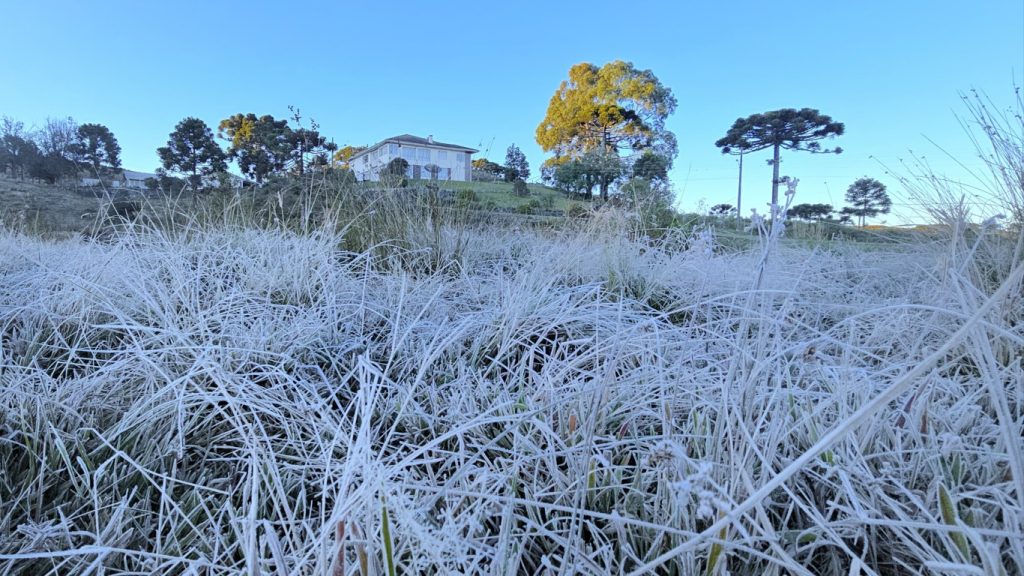 Semana começa com frio abaixo de zero no Sul do Brasil