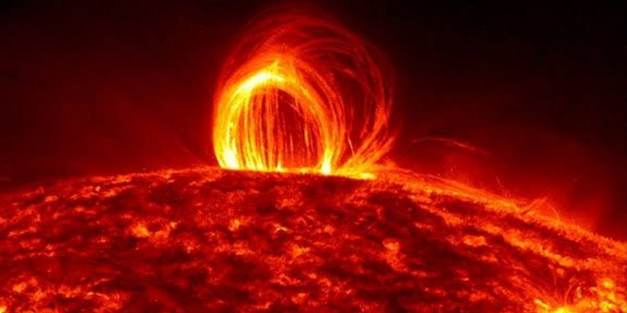 <span class="entry-title-primary">Verificamos: erupção solar de 1 milhão de km não ruma para a Terra</span> <h2 class="entry-subtitle">Informações publicadas na imprensa noticiaram uma enorme erupção solar que causaria uma grande tempestade geomagnética </h2>