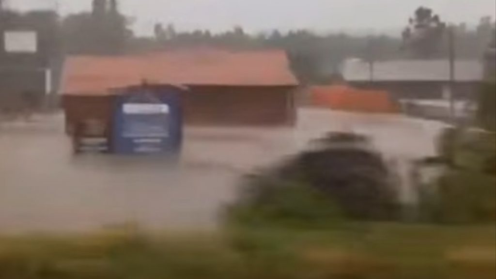 Ciclone provoca chuva extrema e inundações no litoral gaúcho