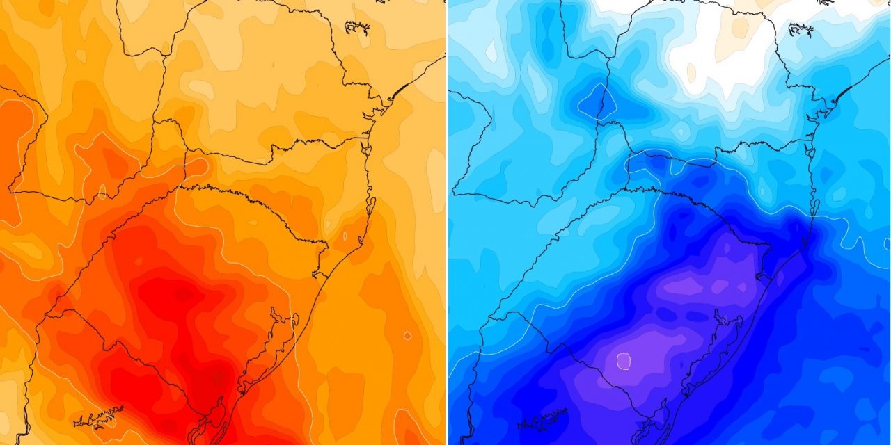 <span class="entry-title-primary">Prepare-se para as mudanças no tempo: calor, chuva e depois frio</span> <h2 class="entry-subtitle">Condições do tempo vão variar muito nos próximos sete dias no Sul do Brasil com ar quente, frente fria com chuva e depois ar frio </h2>