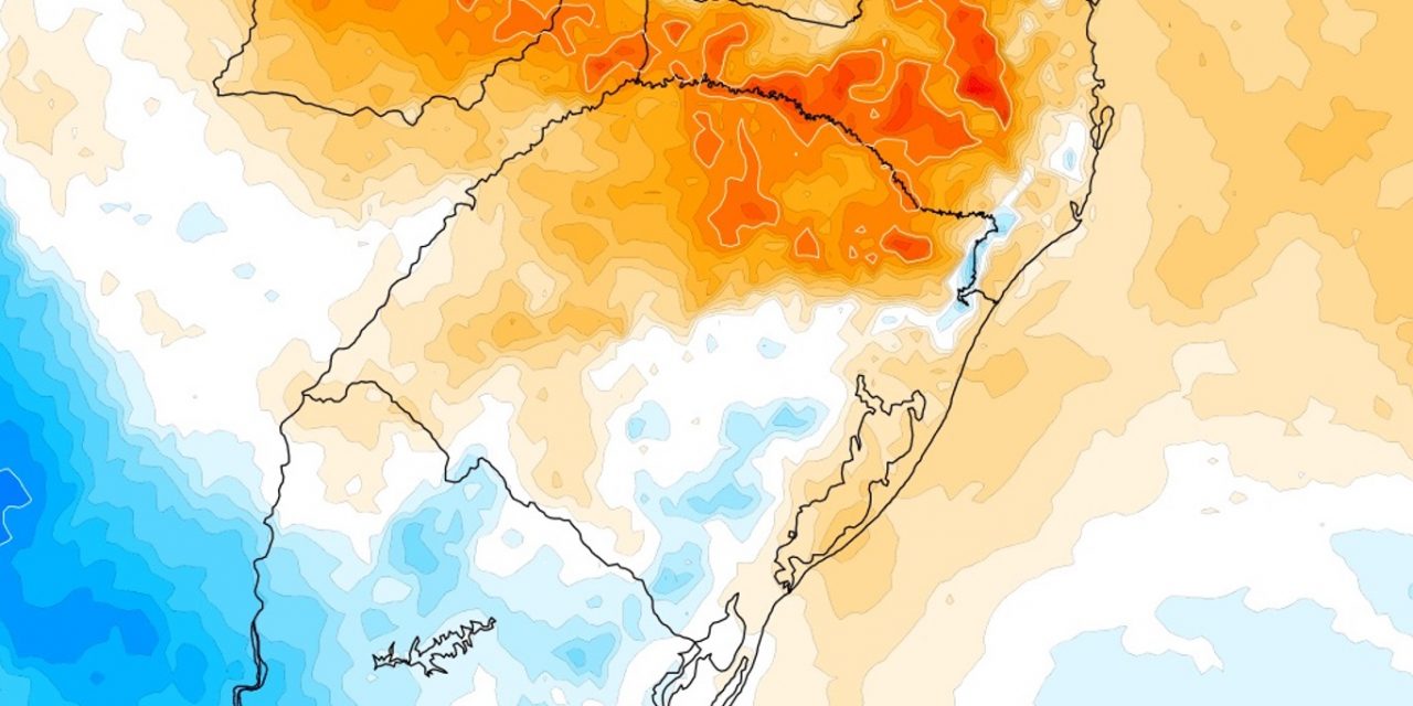 <span class="entry-title-primary">Embate de massas de ar vai trazer chuva e queda maior da temperatura</span> <h2 class="entry-subtitle">Rio Grande do Sul teve uma segunda-feira com contrastes de temperatura antes da volta da chuva com reforço de ar frio </h2>