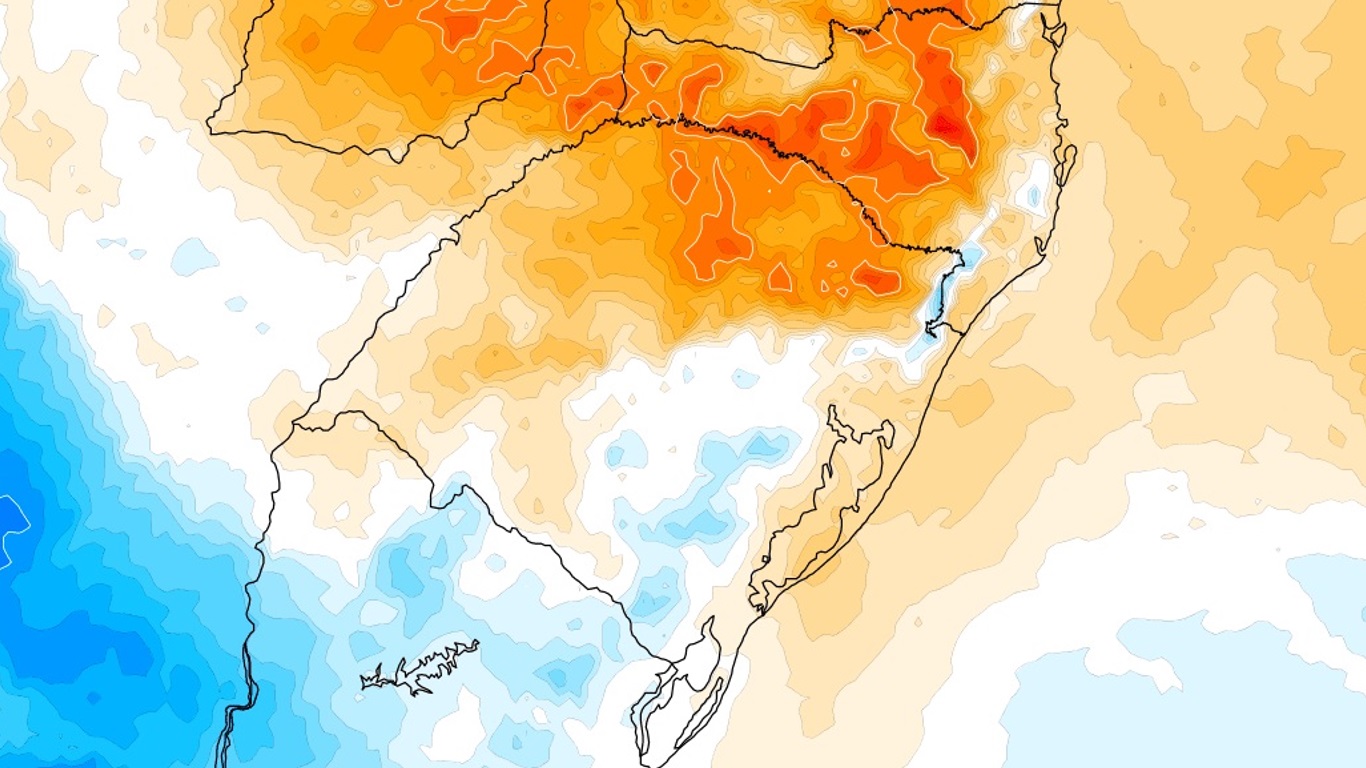<span class="entry-title-primary">Embate de massas de ar vai trazer chuva e queda maior da temperatura</span> <h2 class="entry-subtitle">Rio Grande do Sul teve uma segunda-feira com contrastes de temperatura antes da volta da chuva com reforço de ar frio </h2>