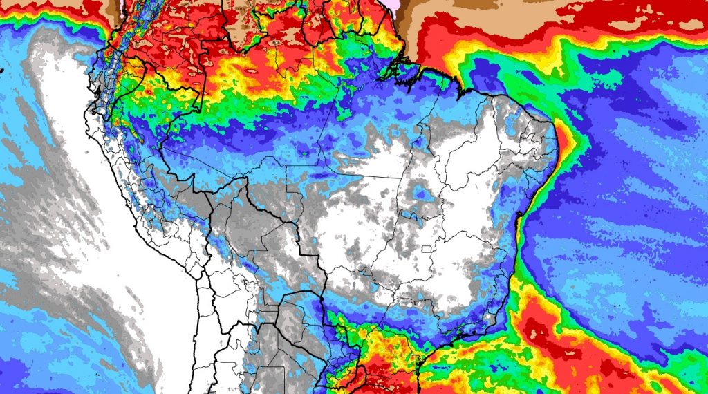 Veja onde mais vai ter chuva no Brasil nesta semana