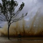 Vento forte pode causar rápida subida do Guaíba e grande ondulação