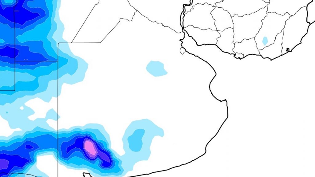 Grande e raro evento de neve pode atingir o Centro da Argentina