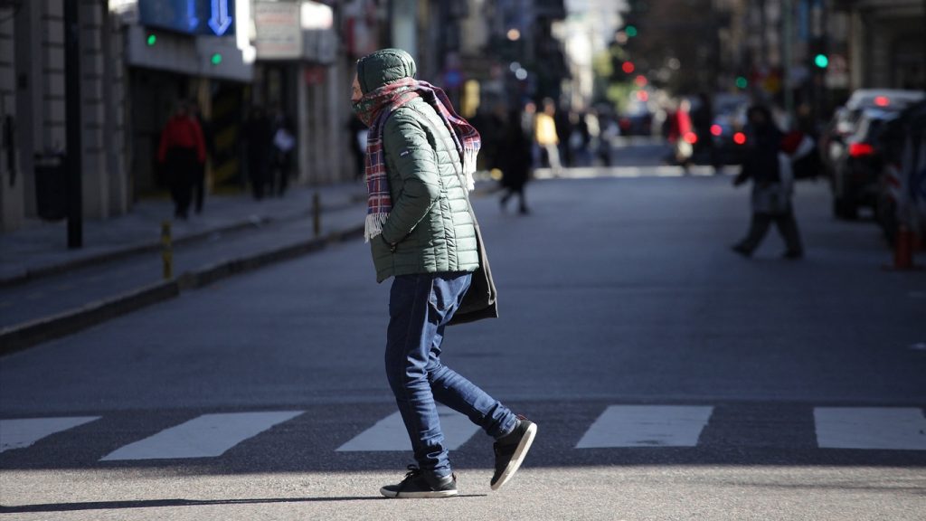 Cidade de Buenos Aires teve tarde mais fria em junho desde 1918