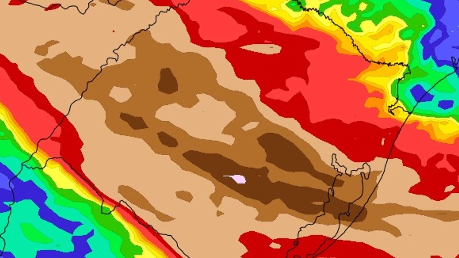 <span class="entry-title-primary">Situação vai se agravar por mais chuva intensa; veja as últimas projeções</span> <h2 class="entry-subtitle">Volumes excessivamente altos de chuva atingiram o Rio Grande do Sul no começo desta terça e tem muita água ainda por vir pelas projeções dos modelos </h2>