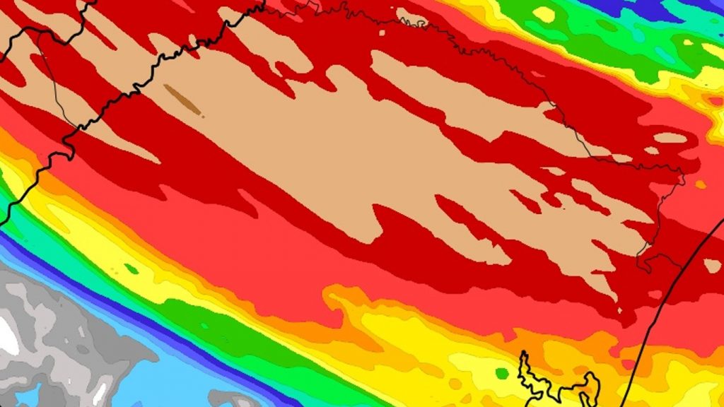 Chuva volumosa no fim de semana; veja as projeções atualizadas