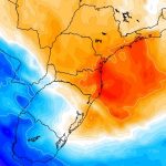 Calor no Centro do Brasil com ar polar na Argentina trará chuva volumosa