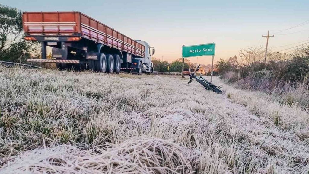Sul gaúcho tem quase 6ºC negativos em começo de sexta-feira gelado