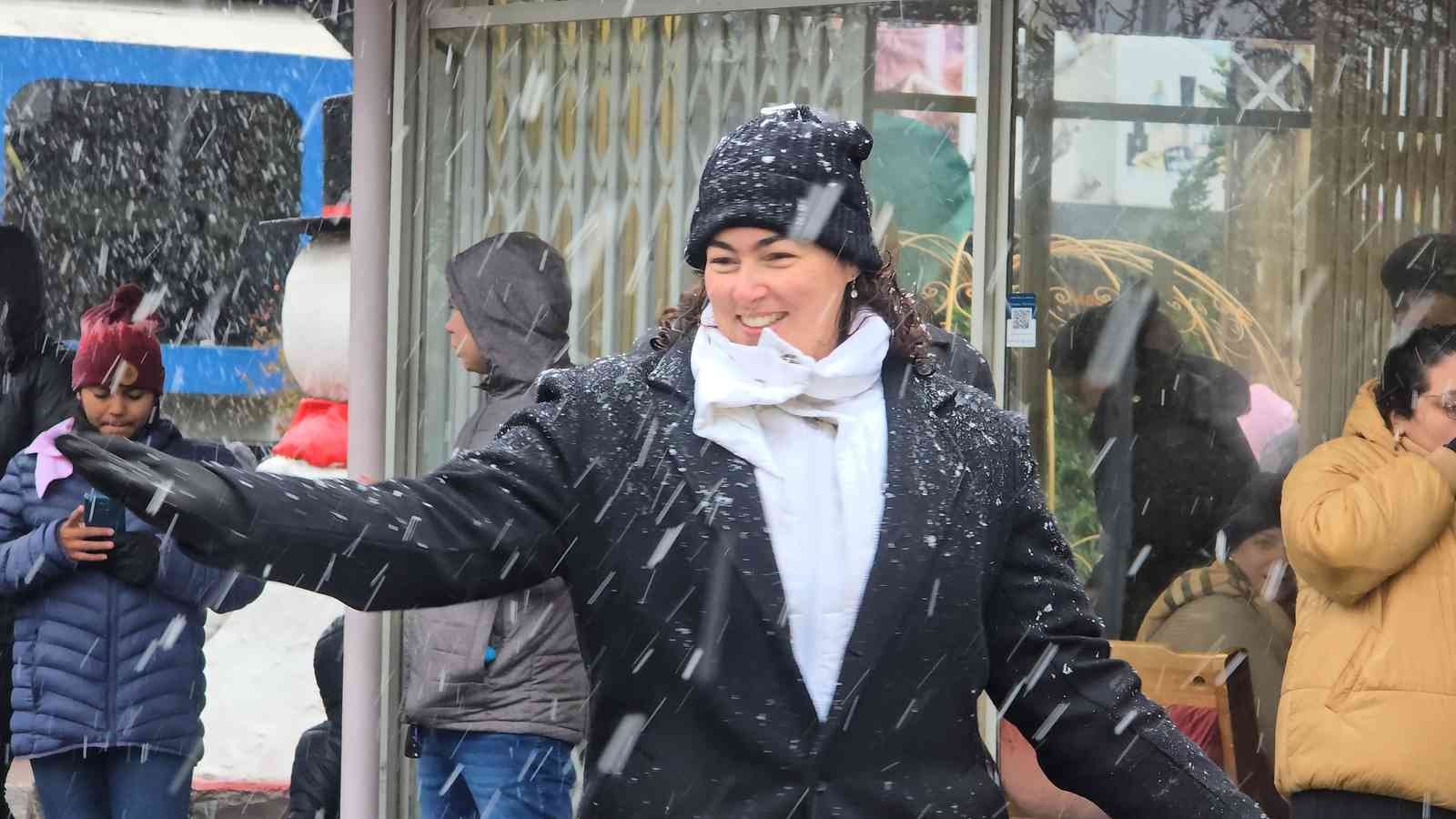 Foto mostra prévia do inverno com neve em São Joaquim em 29 de maio de 2025