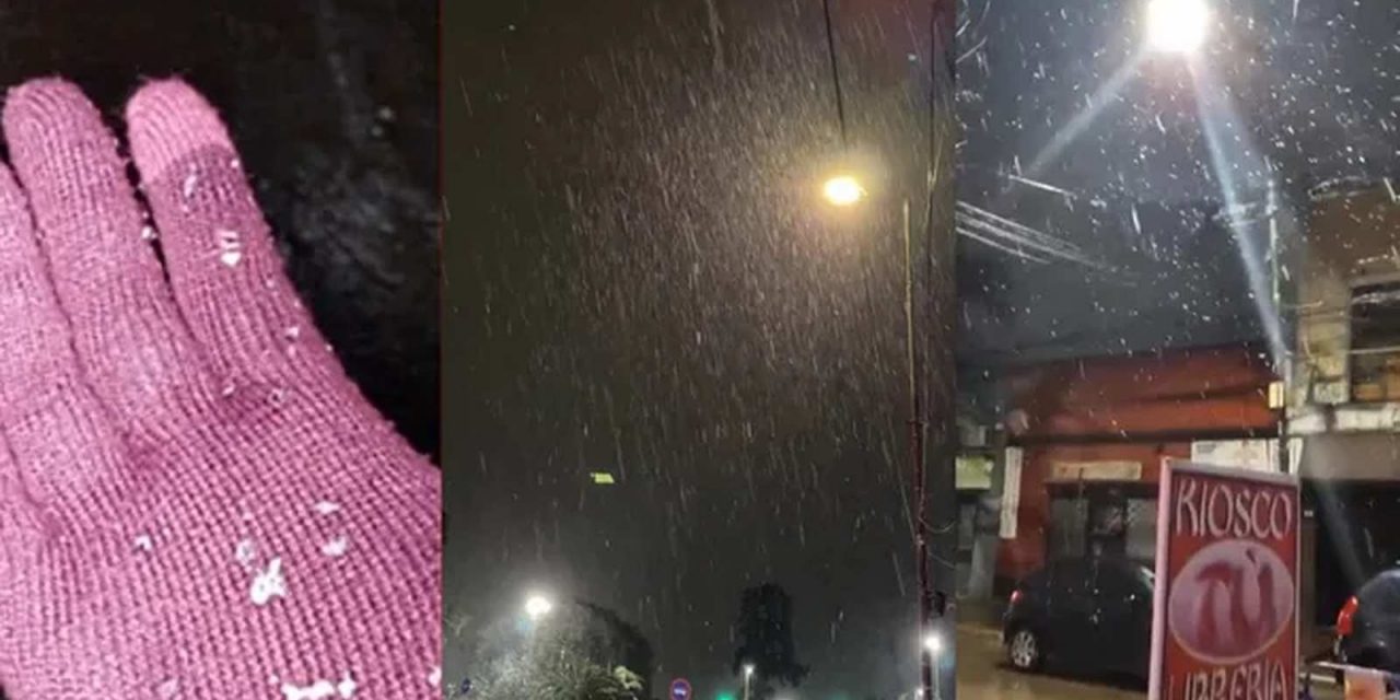 <span class="entry-title-primary">Neve cai na Grande Buenos Aires após mais de uma década; veja vídeos</span> <h2 class="entry-subtitle">Vários pontos da cidade de Buenos Aires e da área metropolitana tiveram neve no começo desta segunda-feira </h2>