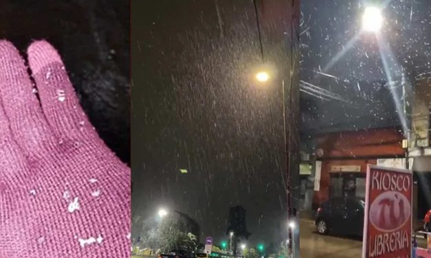 Neve cai na Grande Buenos Aires após mais de uma década; veja vídeos
