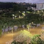 Semana começa com vários rios fora do leito no Rio Grande do Sul