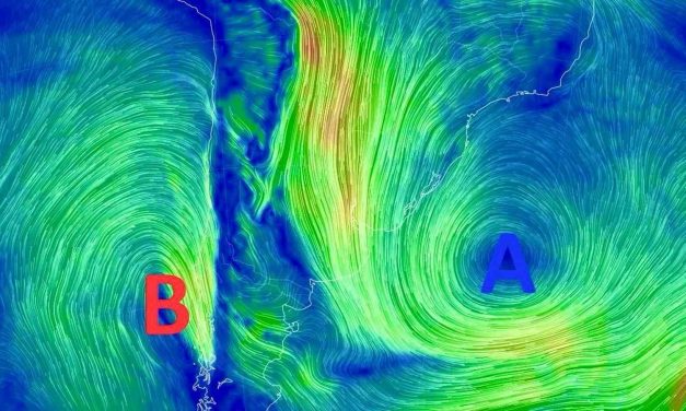 Virada de mês com forte aquecimento por correntes de vento de Norte