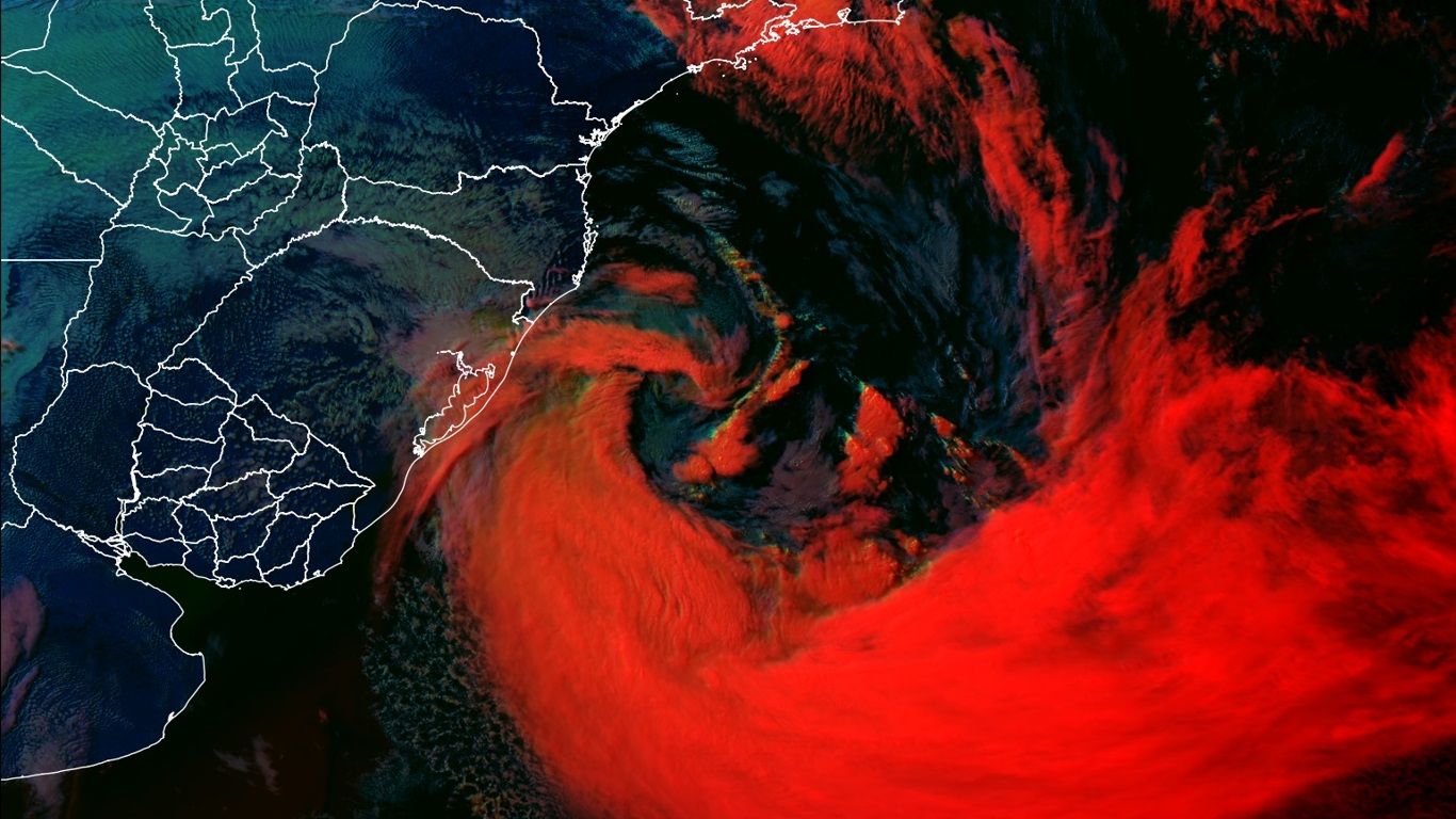 <span class="entry-title-primary">Vento atinge 127 km/h no Rio Grande do Sul e 132 km/h em Santa Catarina</span> <h2 class="entry-subtitle">Ciclone extratropical trouxe vento muito intenso com estragos e falta de luz para centenas de milhares de pessoas </h2>
