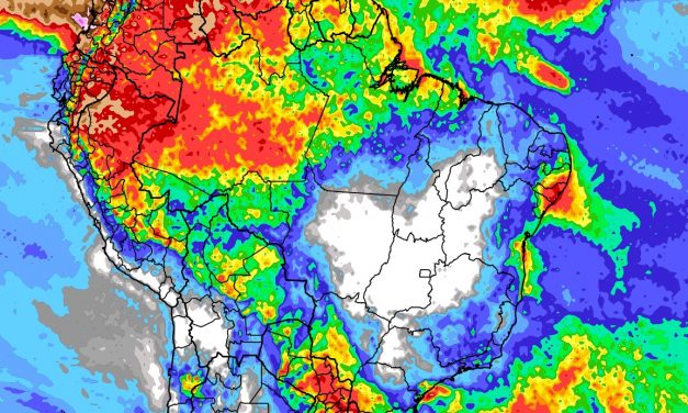 Previsão do tempo: tendência de chuva para dez dias no Brasil