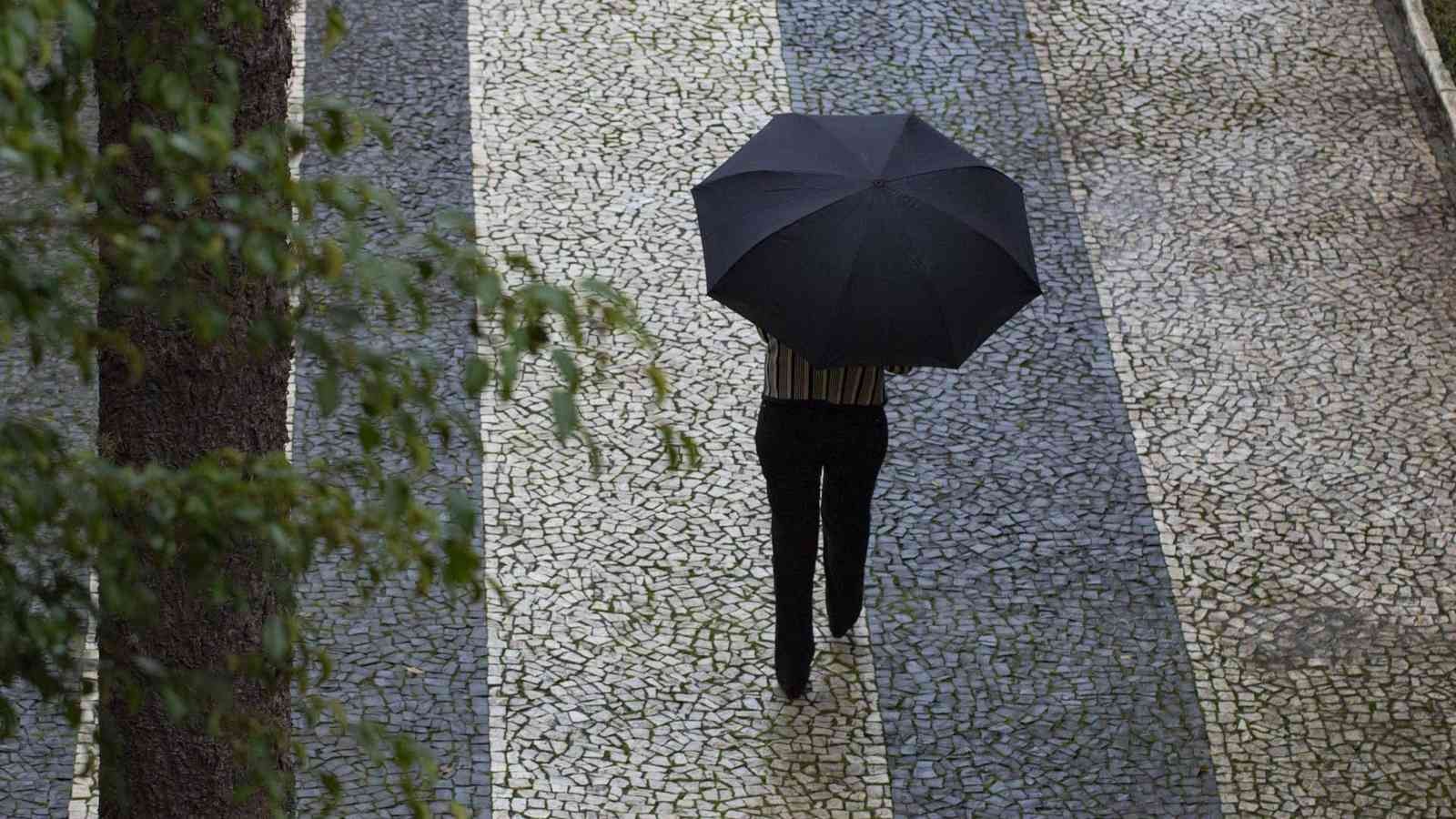 Foto mostra chuva no Paraná 